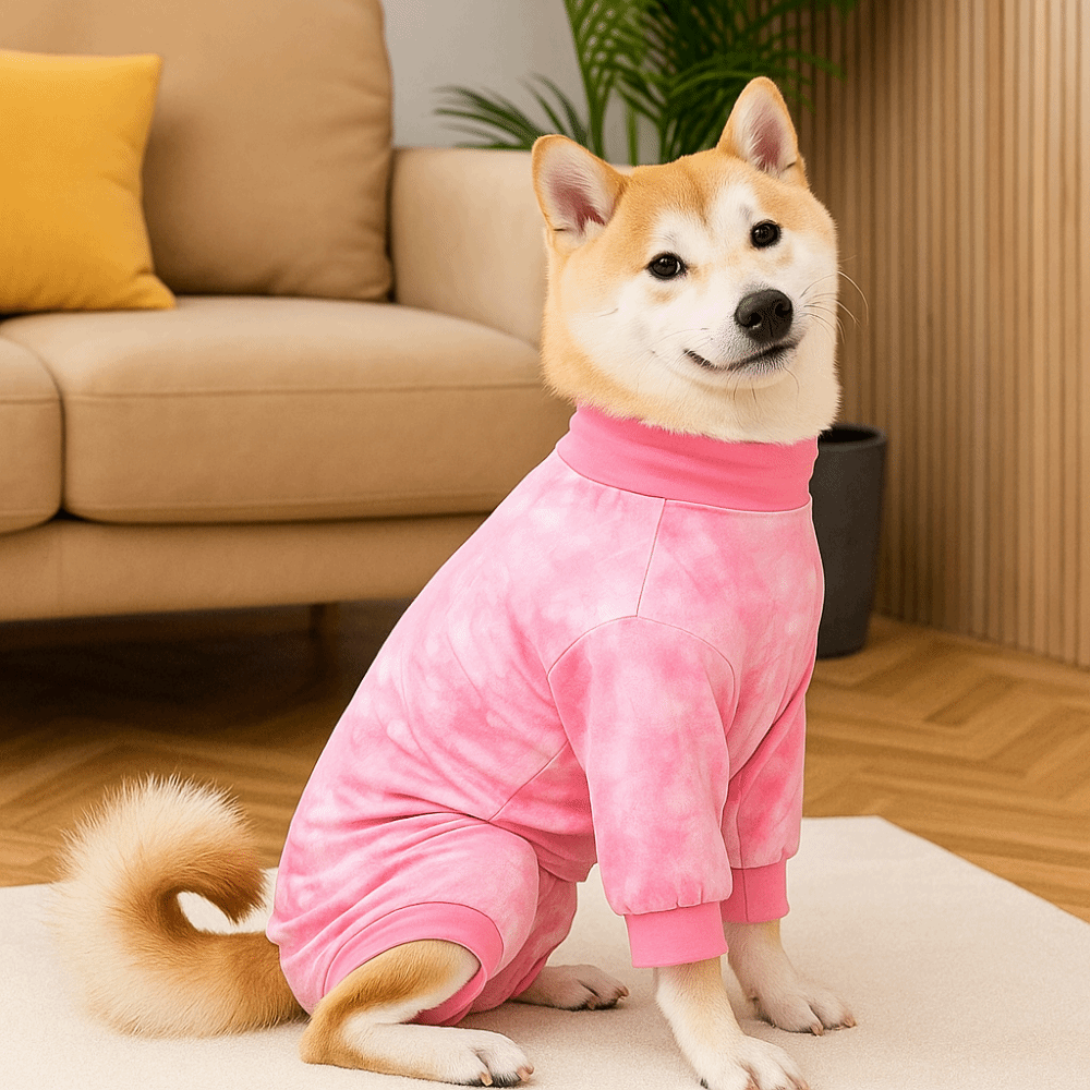 Dog Anxiety Vest - Dog Pajamas Elastic Dog Recovery Suit