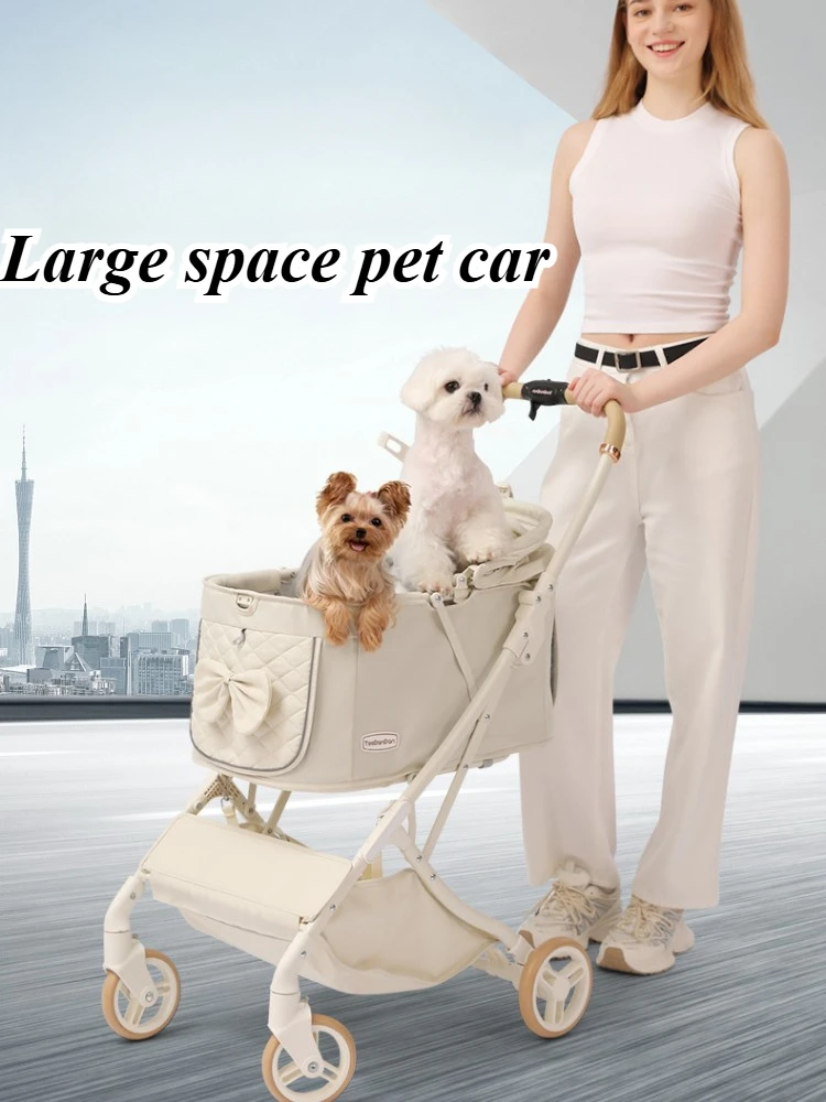 Pet Supplies Delivery - Outdoor Puppy Stroller Cat Dog Travel