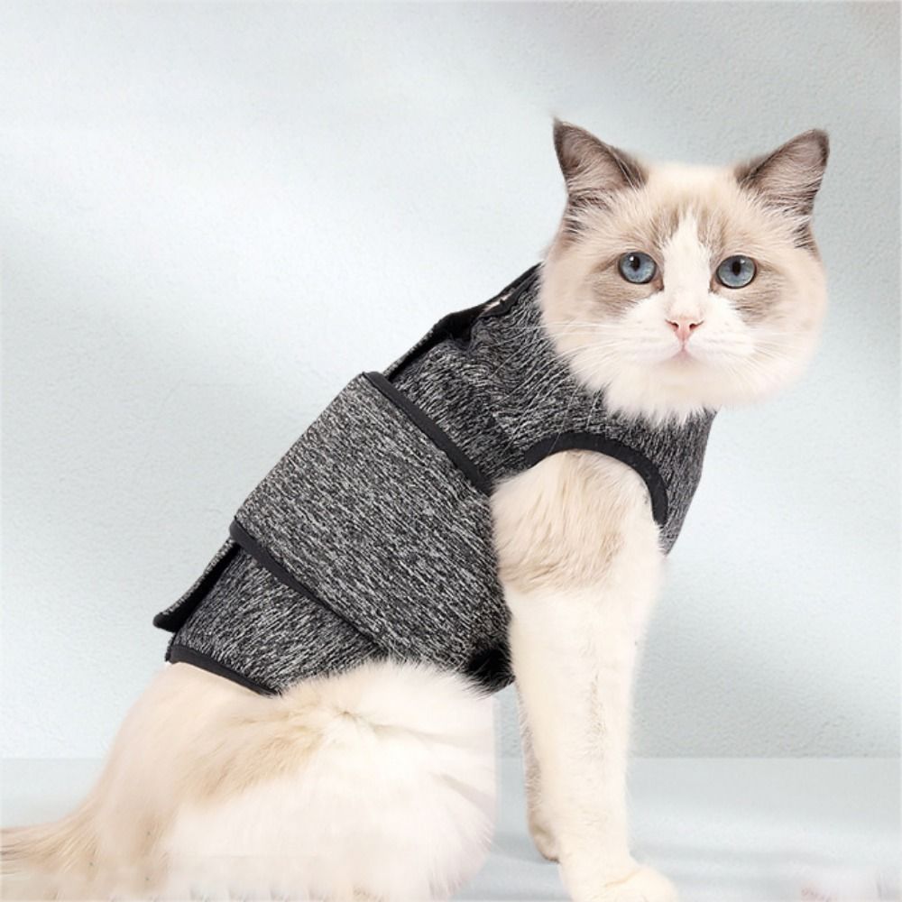 Dog Anxiety Vest - Adjustable Cat Calming Vest Elastic Breathable