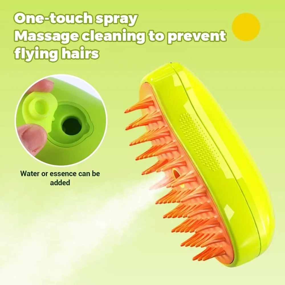 Cat Steam Brush Electric Spray - Pet Supplies Grooming Hours review and price