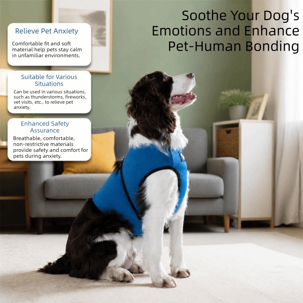 Breathable Dog Calming Vest Ad - Dog Anxiety Vest review and price
