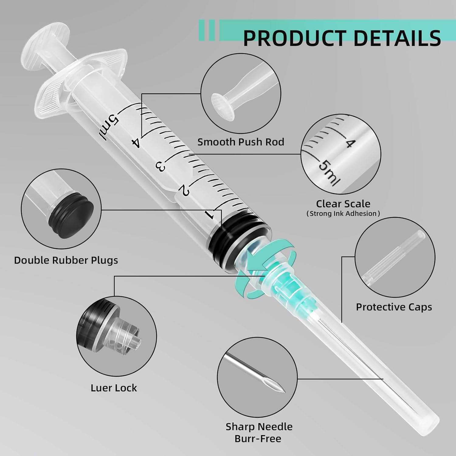 5ml Luer Lock Syringe, Suitabl - Pet Supplies Delivery review and price