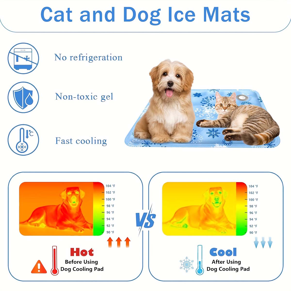 Summer Pet Mat, Pet Ice Mat, D - Pet Supplies Delivery review and price