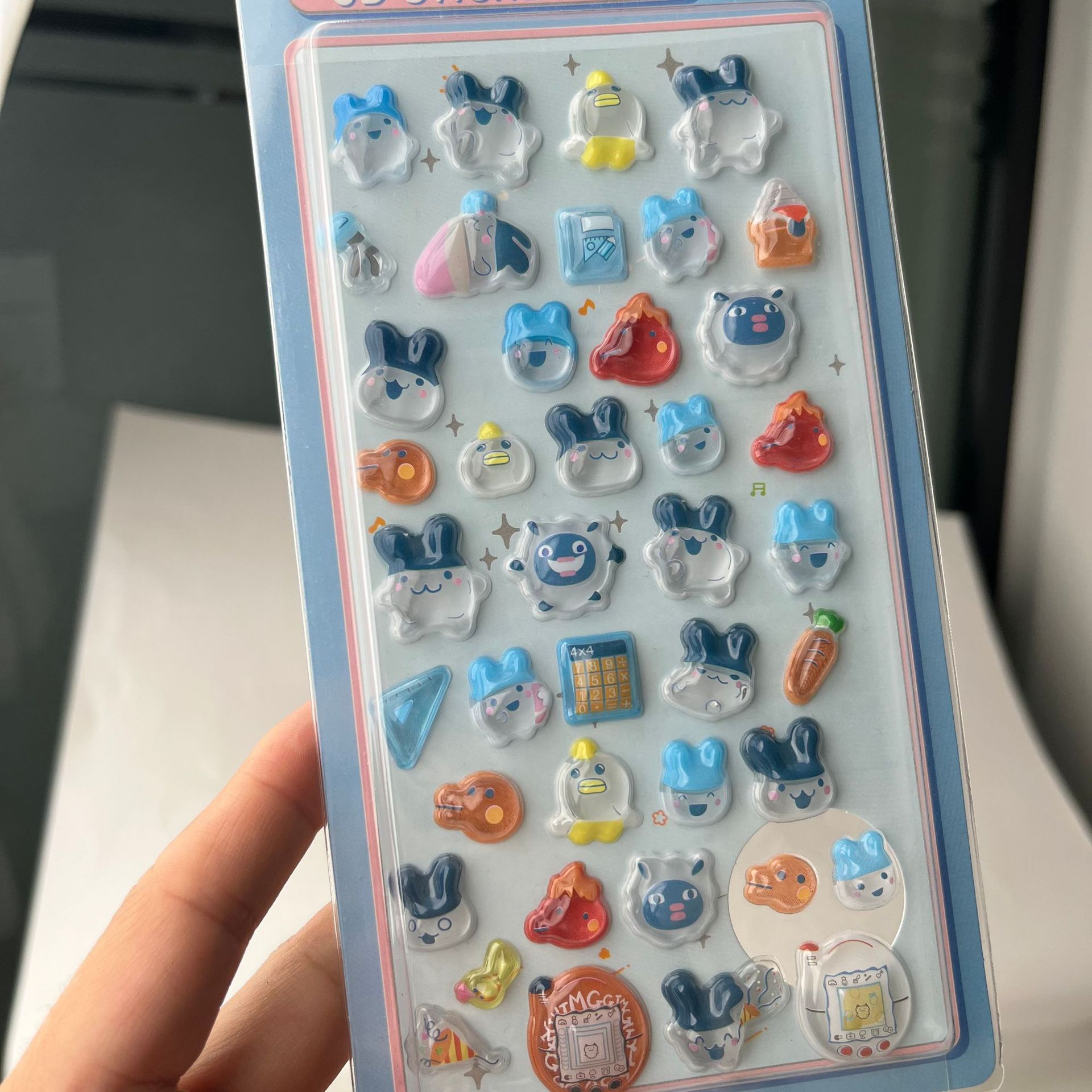Cute Tamagotchi 3D Puffy Stick - Pet Supplies Delivery review and price