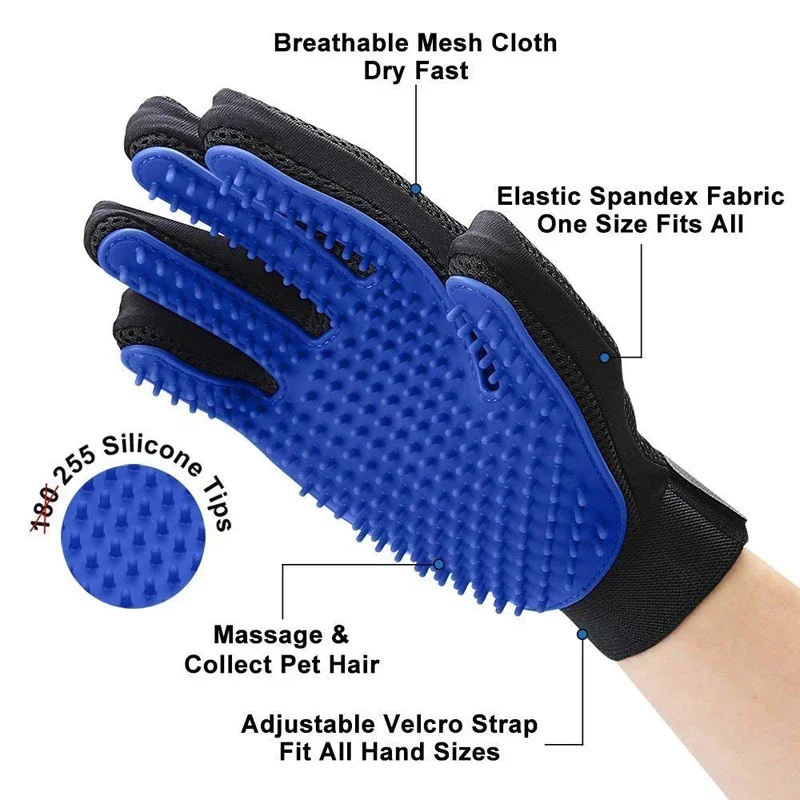 Silicone Pet Grooming Gloves C - Pet Supplies Grooming Hours review and price