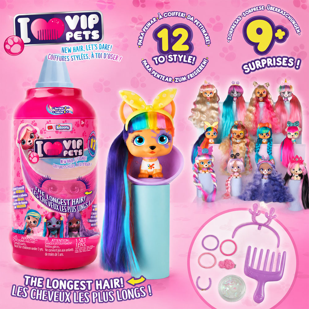VIP Pets Long Hair Doll Surpri - Pet Supplies Delivery review and price