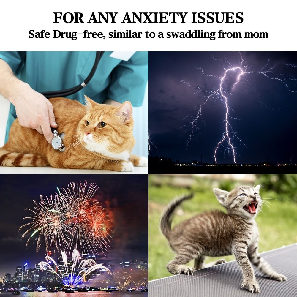 Adjustable Cat Calming Vest El - Dog Anxiety Vest review and price